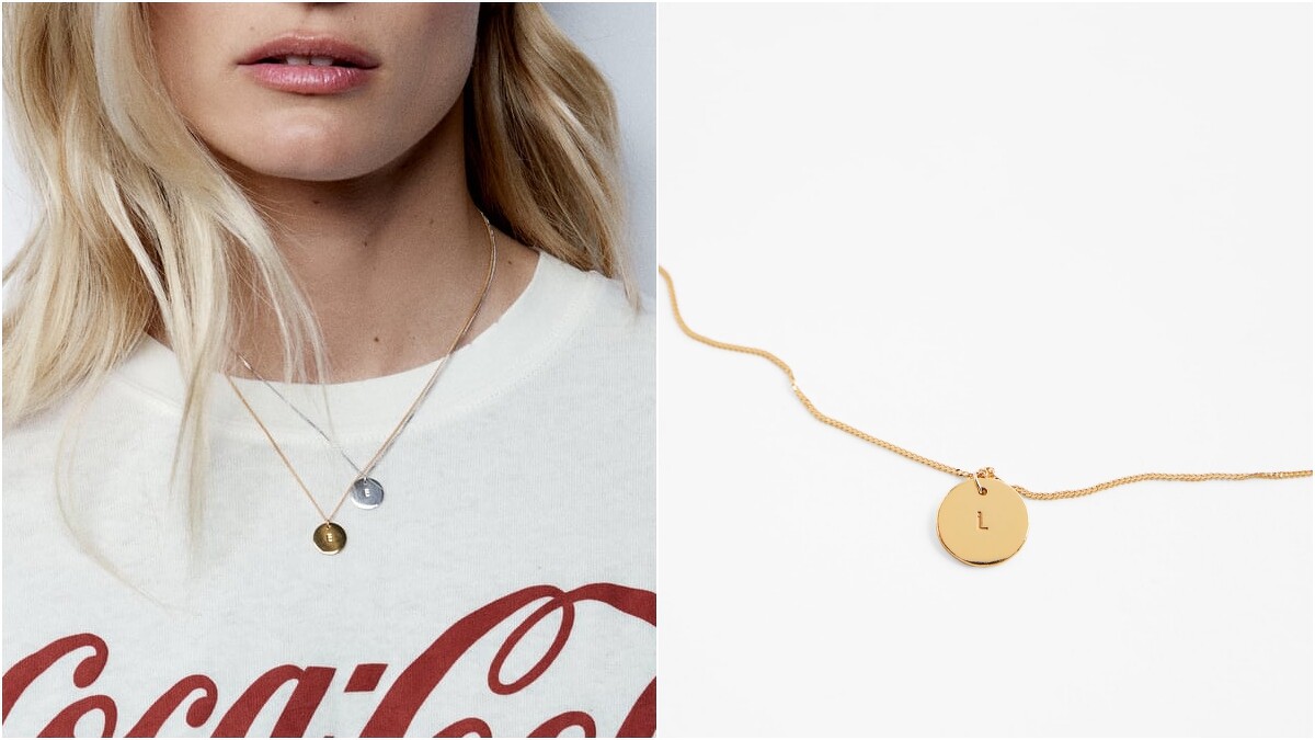 鍍金純銀／純銀吊飾項鍊，售價NT$1,290