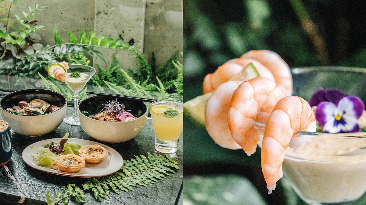 從產地到餐桌！貳房苑春季新菜單登場，必吃松露蛤蜊豆漿麵、菜圃蛋塔，還有2款限定調酒 