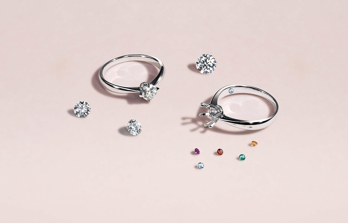 點睛品PROMESSA 專屬訂製提供自選鑽石及免費誕生石鑲嵌服務 