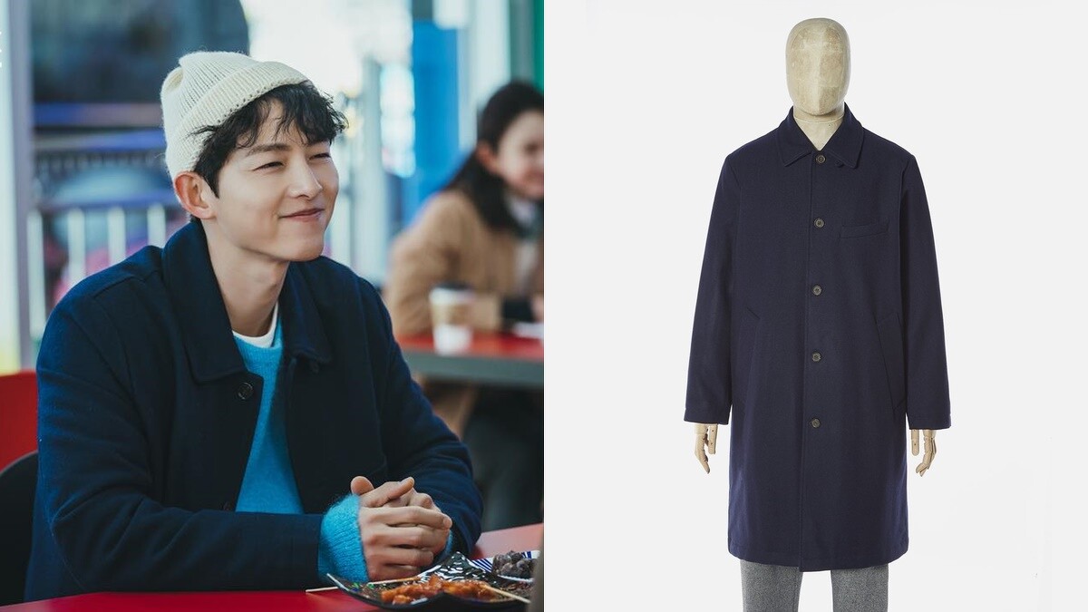 Universal Works海軍藍大衣，約NT5,000