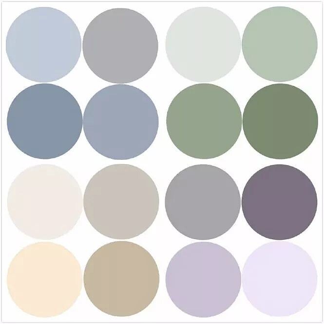 莫蘭迪色,有著整體優雅和諧的灰色調。