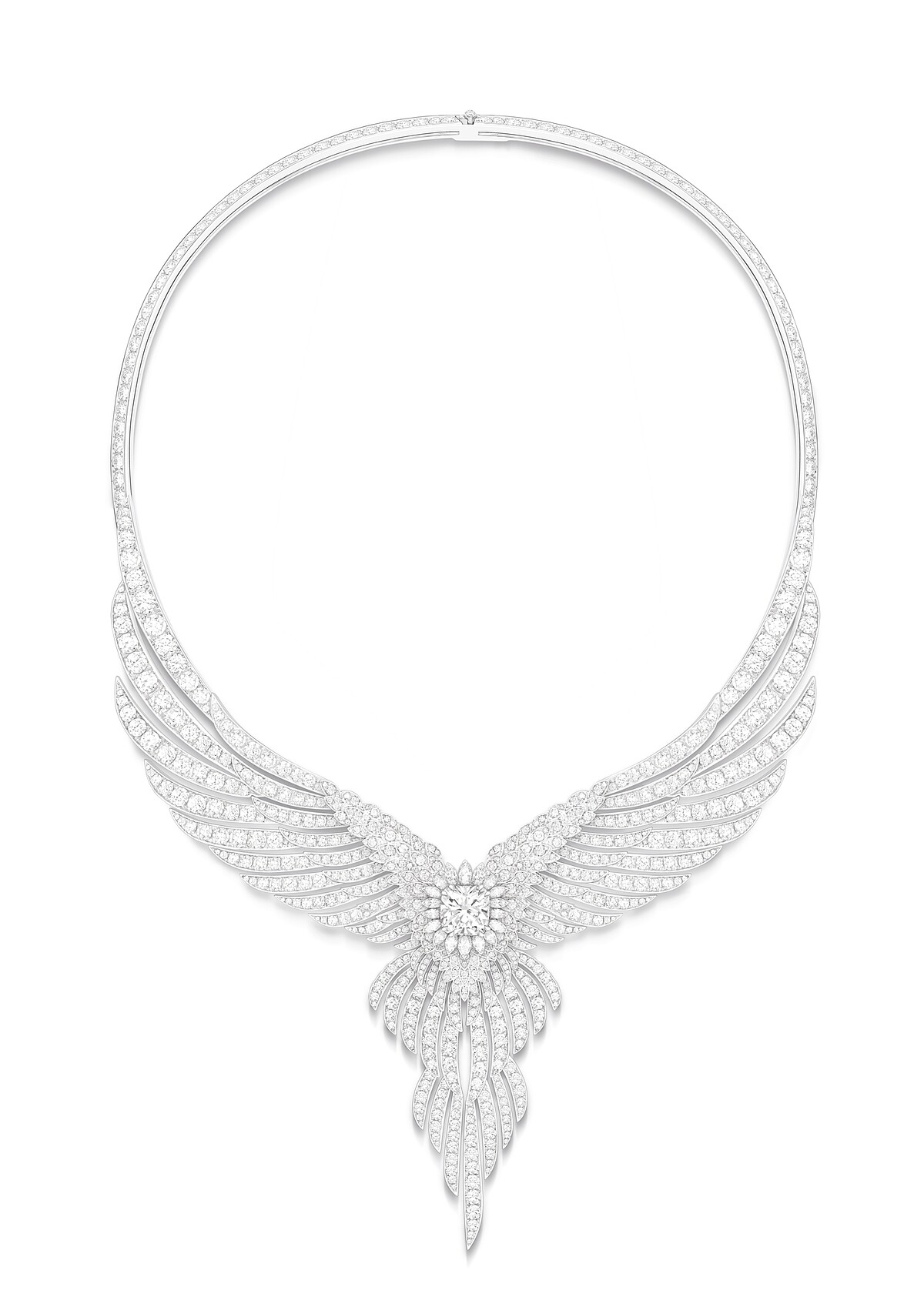 PIAGET Wings of Light系列頂級珠寶羽翼鑽石項鍊，建議售價NT$43,700,000_轉換式珠寶