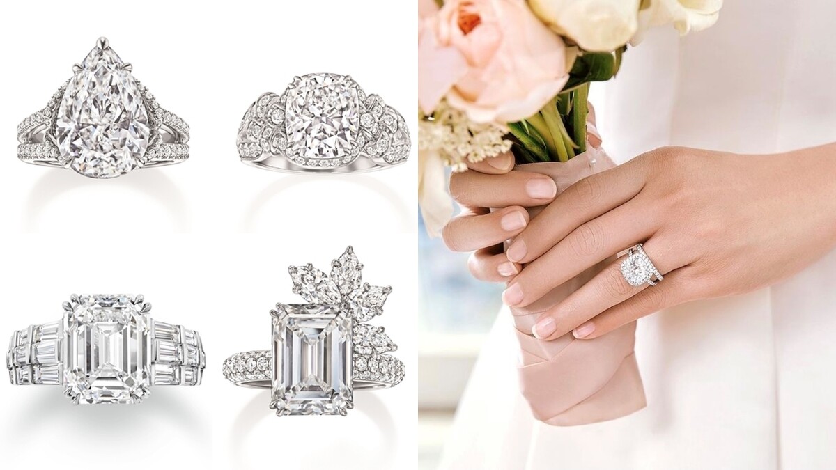 Harry Winston海瑞溫斯頓的訂製系列鑽戒