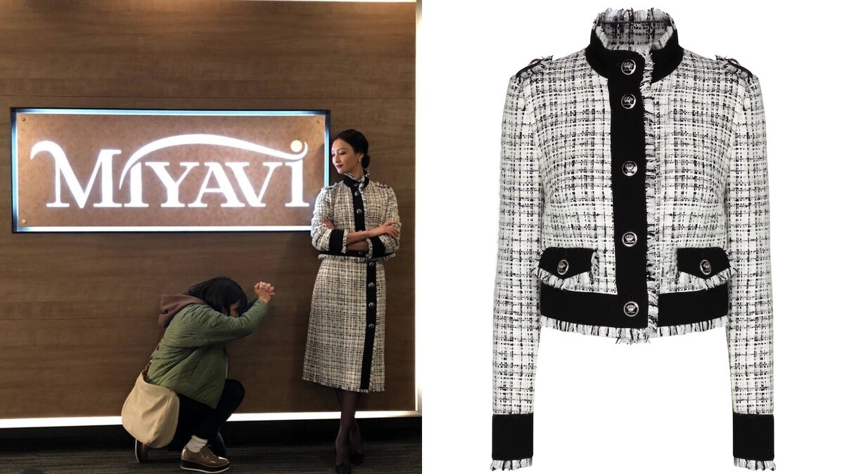 Dolce & Gabbana 混色夾克，約NT50,000