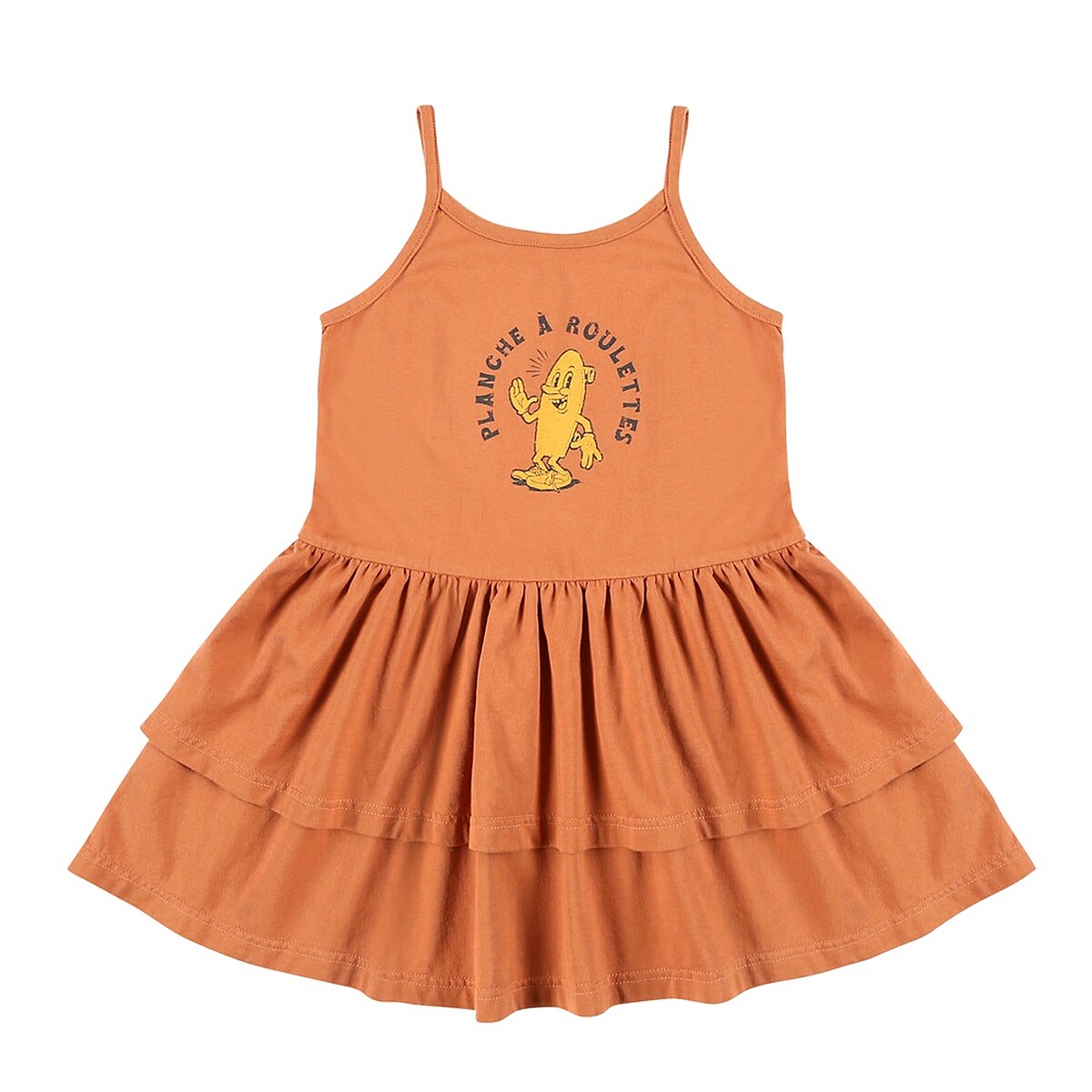 滑板小姐棉質背心雙層洋裝 2,730元