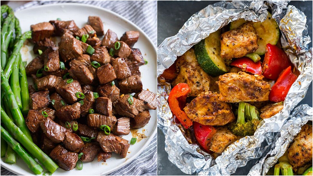 假期快樂低脂餐推薦：追劇嘴饞手撕雞/渡假風味雞翅烤時蔬/杏鮑菇黑椒骰子牛食譜來了！