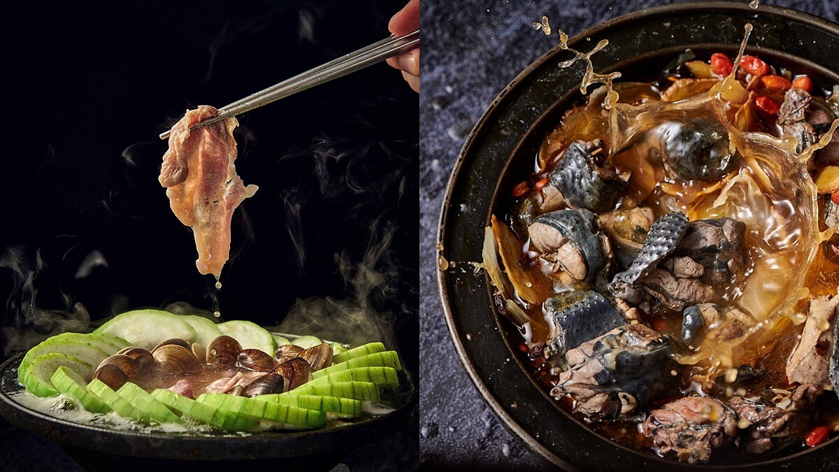 《萬客什鍋》來台北開店了！台中必吃人氣石頭火鍋，「燒酒雞鍋」、「剝皮辣椒烏骨雞鍋」、「絲瓜蛤蠣鍋」老饕招牌