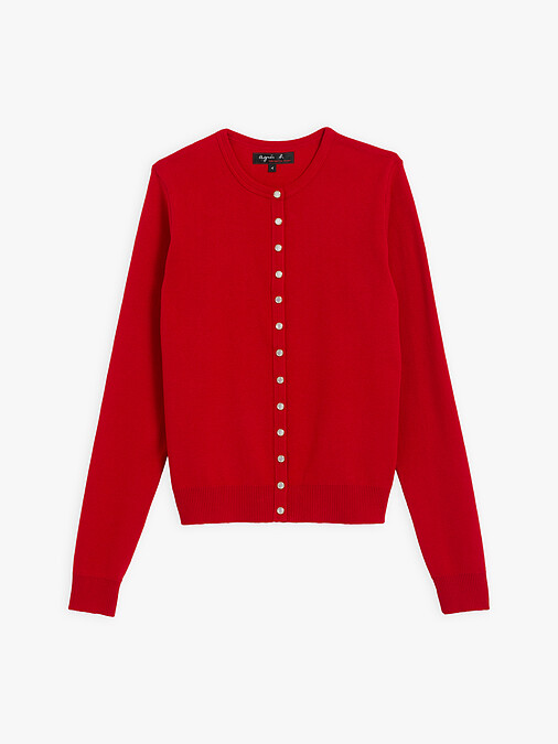 草莓色Swing Nacre開襟外套 NT$6,280