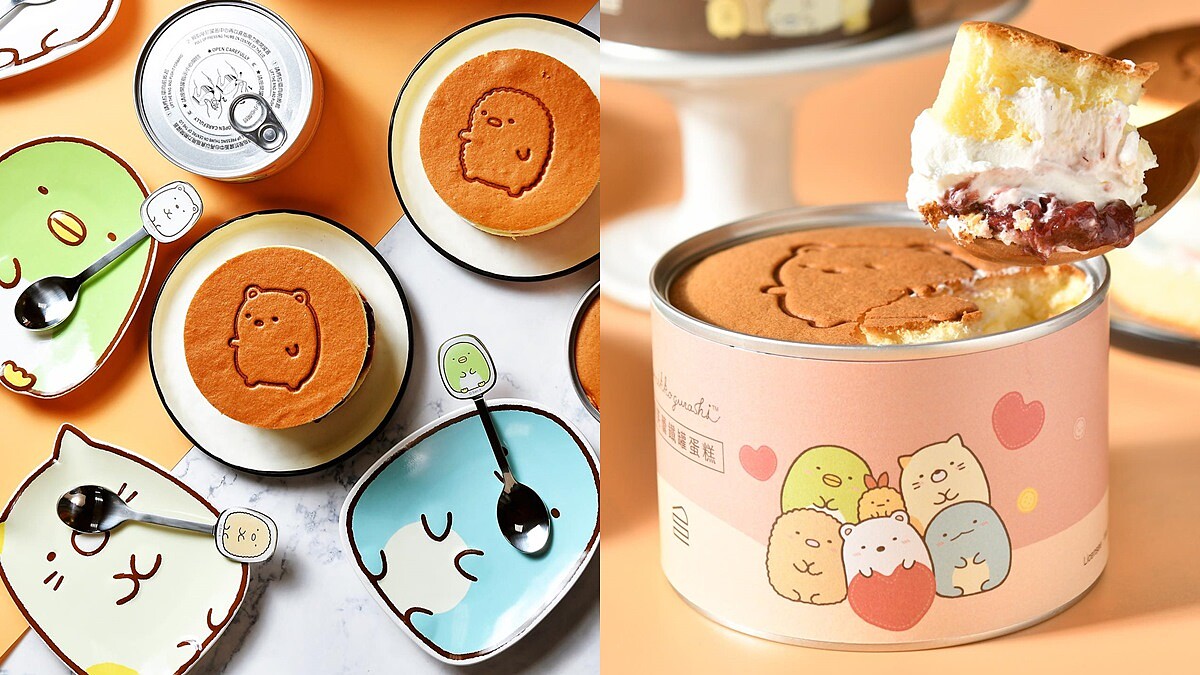 角落生物變舒芙蕾！拿破崙先生X角落小夥伴聯名推出舒芙蕾鐵罐蛋糕，加入草莓醬、棉花糖口感超療癒