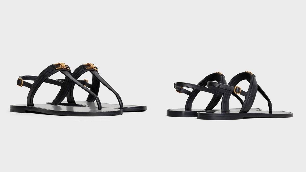 CELINE Triomphe夾腳涼鞋,NT24,500