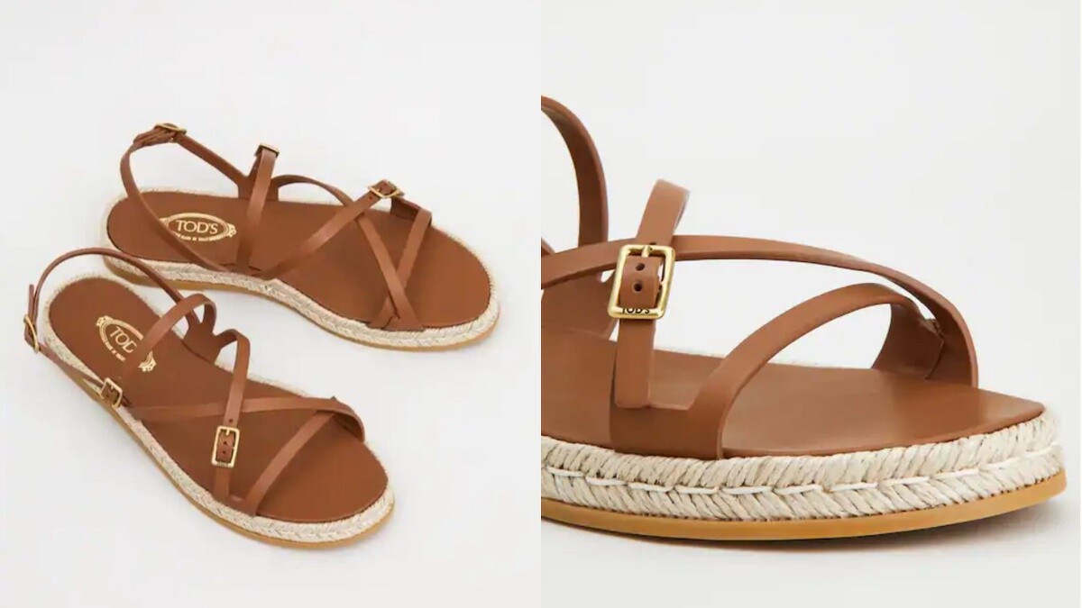 皮革涼鞋,約NT18,300