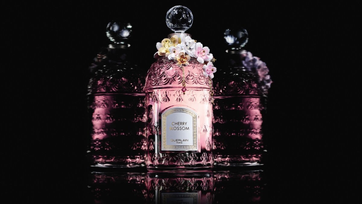 GUERLAIN嬌蘭花見春櫻淡香水縷金華冠蜂印瓶125ml+30ml，NT23,800