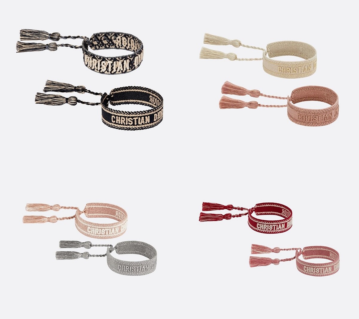 Dior J&rsquo;adior手鏈套裝（一對），售價NT$15,000