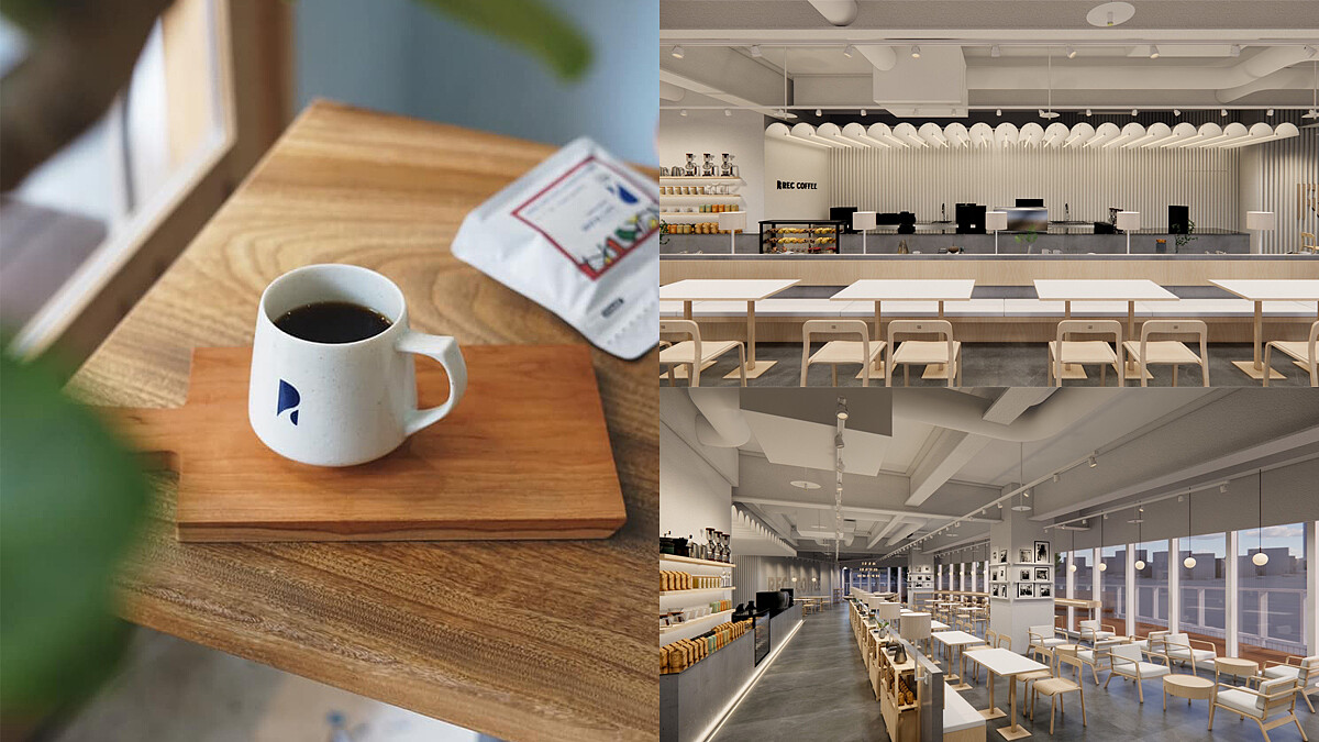 世界級咖啡日本福岡人氣REC Coffee，4/12盛大開幕，台中打卡新熱點！