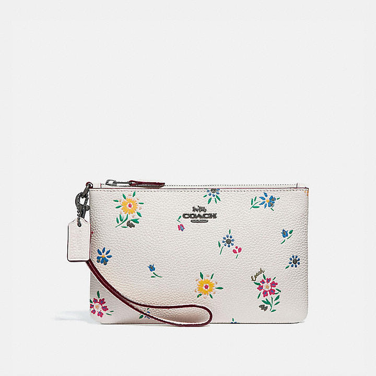 Coach 狂野花卉印花小型手腕包,NT4,500