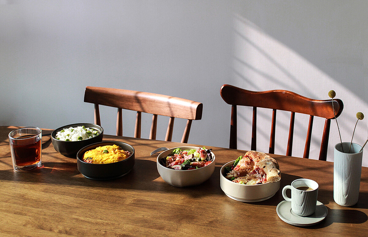 Ronde 陶瓷便當盒。