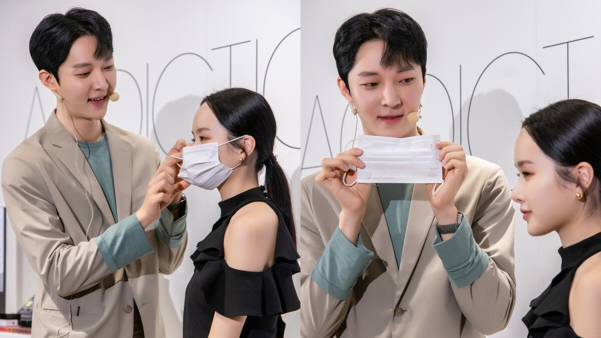 這樣噴完，即使戴上口罩也不會怕沾到彩妝了！