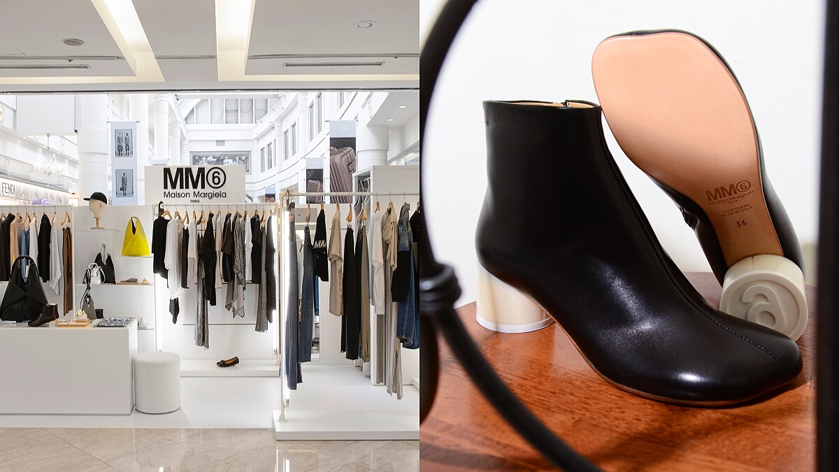 MM6 Maison Margiela全白極簡快閃店再度登台！6號圈圈藏在鞋跟細節太可愛，微風官網同步開放購買