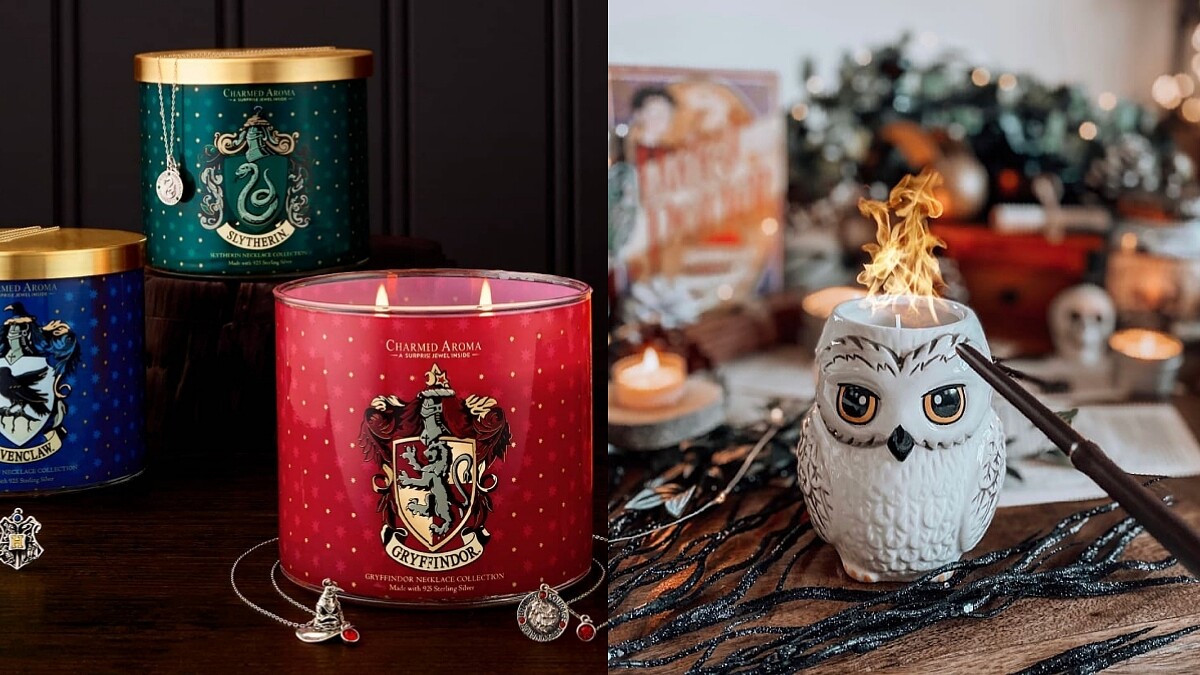 哈利波特聯名香氛蠟燭太精緻，燒完後竟然會出現小飾品！還有金探子、嘿美造型超值得魔法迷收藏