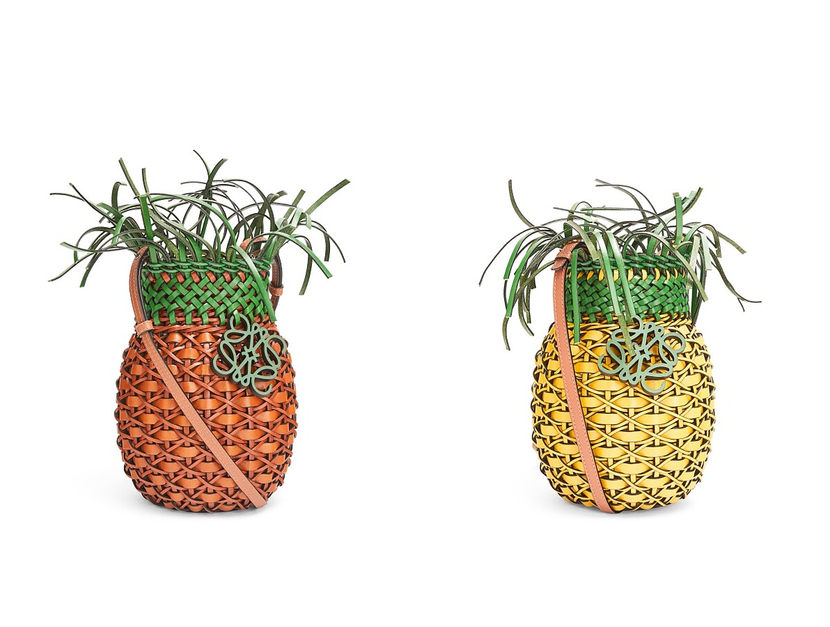 Loewe鳳梨編織包，售價NT$69,000