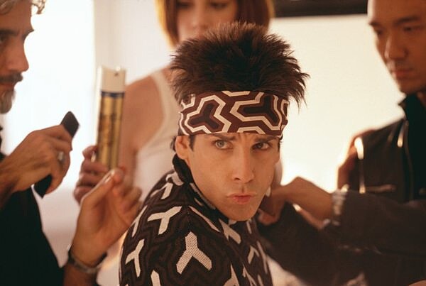Ben Stiller 飾演的超模 Derek Zoolander 一角