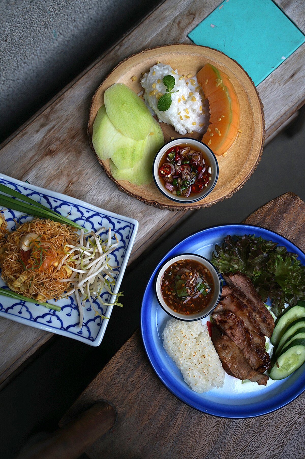 Mama Thai 11 x Moonrock的飲食組合。(照片來源:陳小曼食物設計)