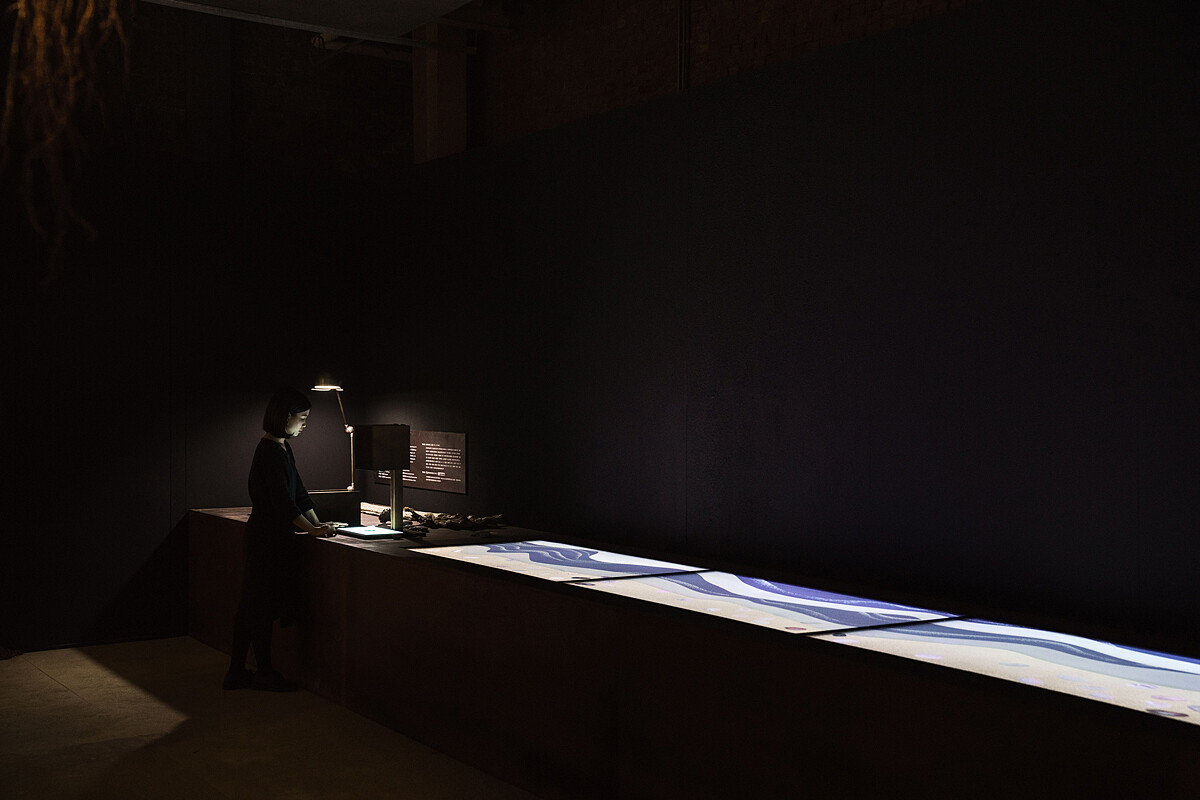 掃描平台與數位石灘。(照片來源:偶然設計)