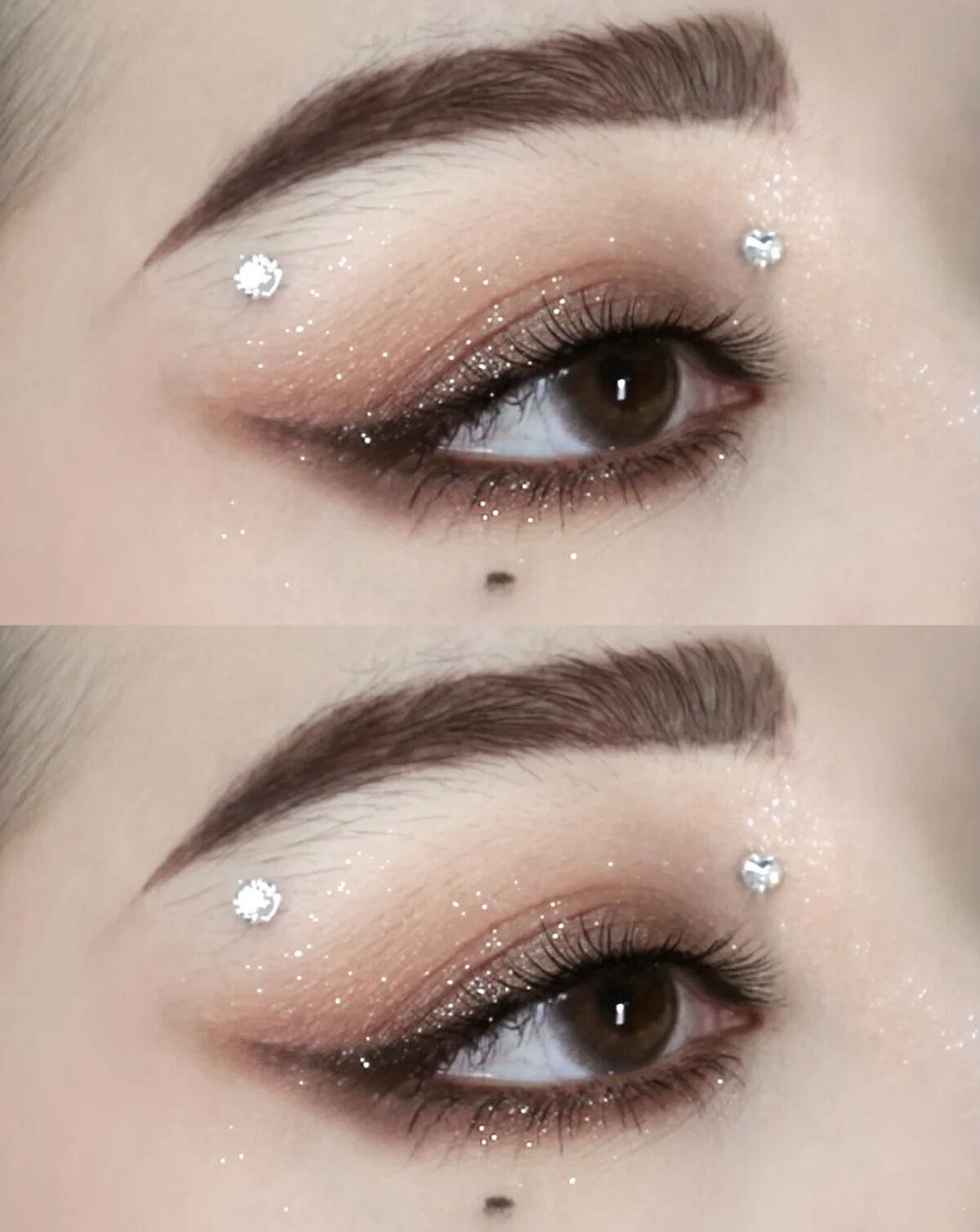 迪麗熱巴微博之夜仿妝,圖片來源:小紅書@CHEONGYEEHON