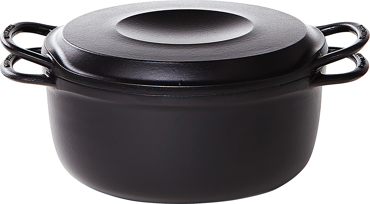 全新一代進化版23公分琺瑯鑄鐵鍋。