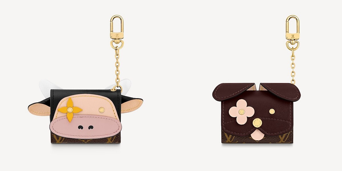 LV 動物老花耳機套，售價NT$19,400