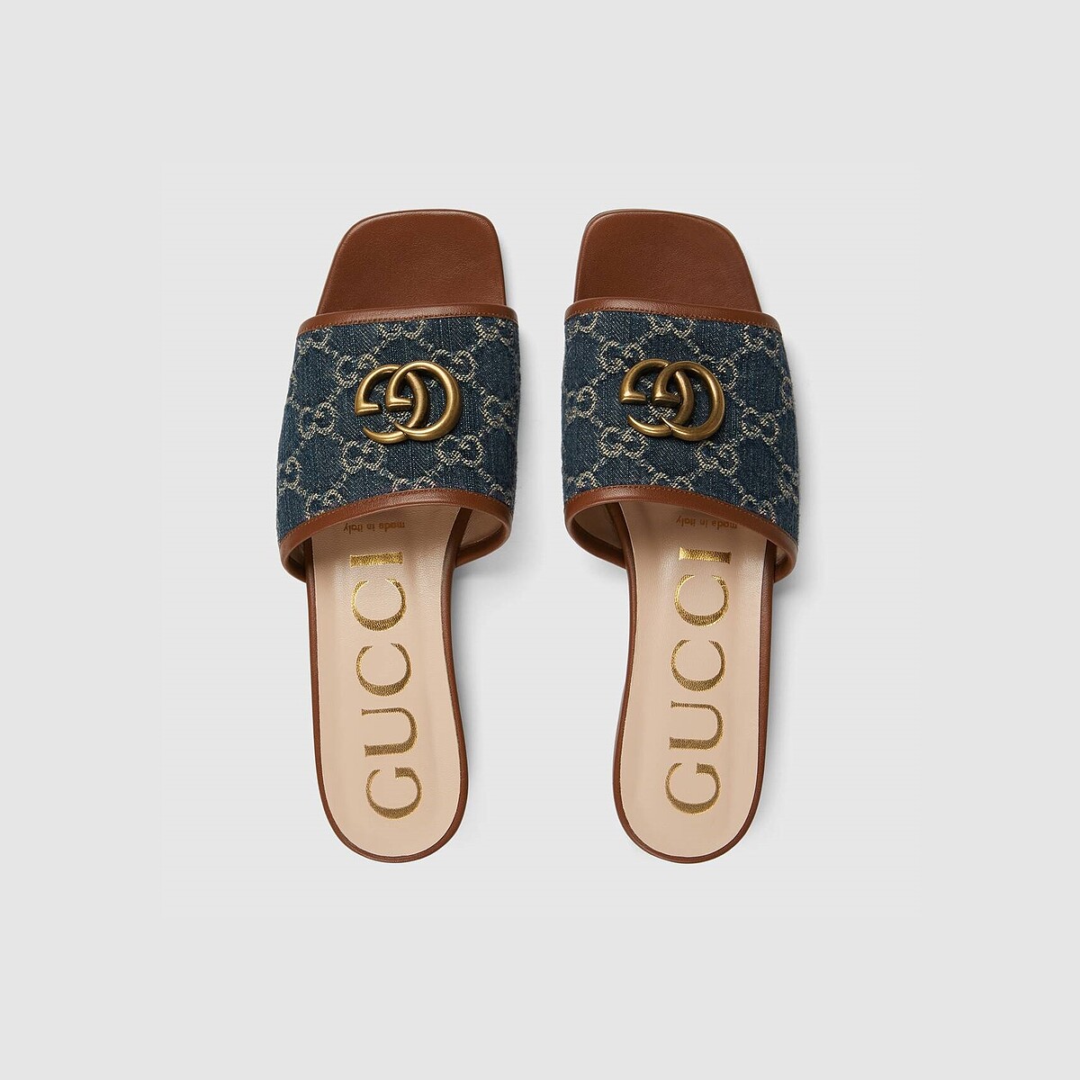 Denim雙G凉鞋，約NT23,000