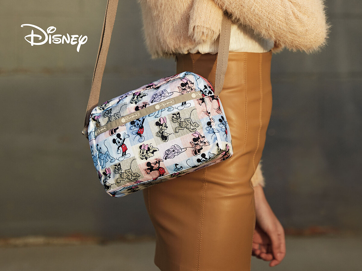 米奇馬賽克_拉鍊斜背包NT$3,500