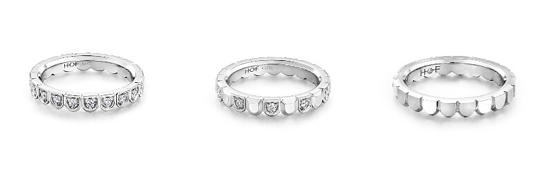 DLight白K金鑽石戒指，鑽石總重約0.18ct起(2021年5月正式上市)。