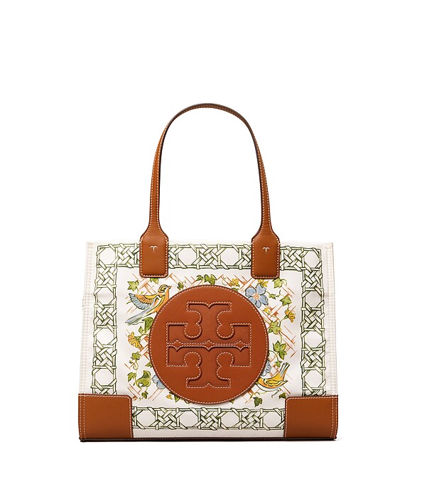 Tory Burch 藤蔓與鳥印花尼龍Ella托特包(小) ,售價NT$8,590