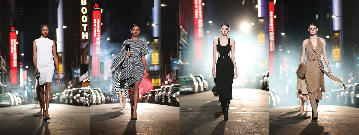 修身的長、短洋裝,簡約的線條設計不論出現在什麼樣的場合都適合