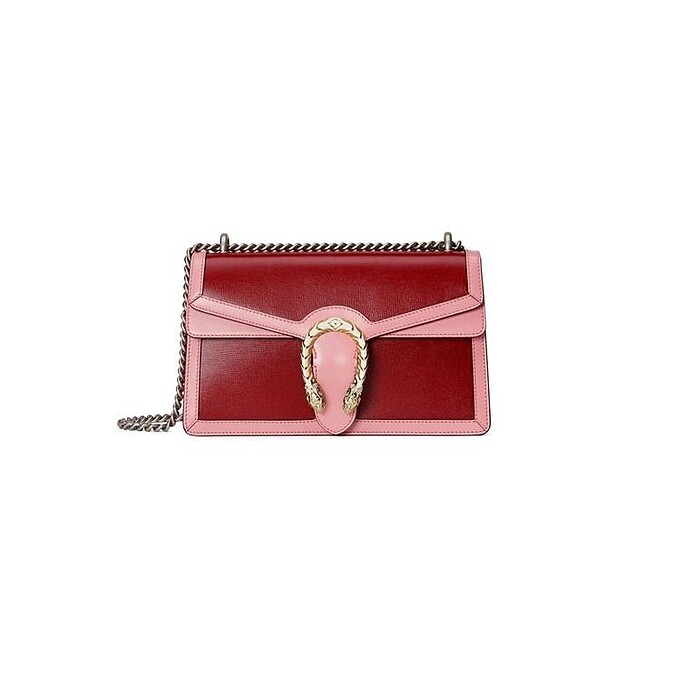 Dionysus 系列紅色鍊袋肩背包，NT96,500