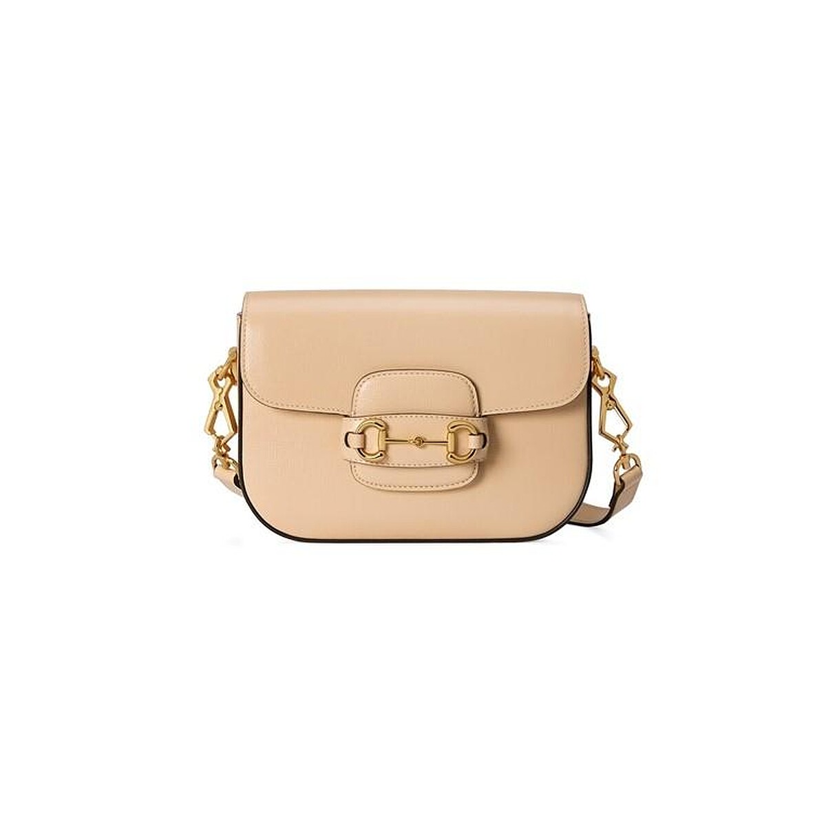 Horsebit 1955 奶茶色迷你肩背包，NT92,400