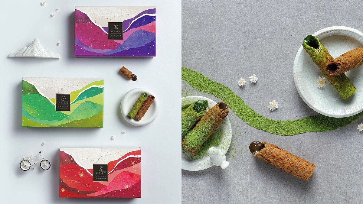 爆餡蛋捲！青鳥旅行推出茶香系列蛋捲，吃得到伯爵茶、抹茶、鐵觀音春茶內餡，蛋捲控快嚐鮮