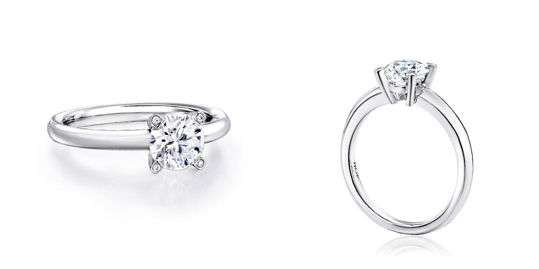 DLight鉑金鑽石戒指 主鑽約0.30ct起