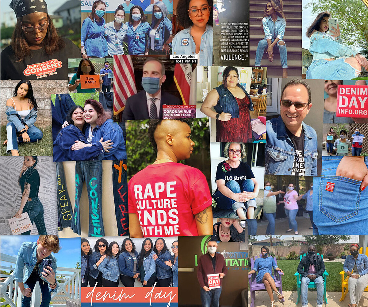 ▲丹寧日旨在呼籲打破性侵與性暴力的相關迷思。(圖 / 翻攝自世界丹寧日官方網站)