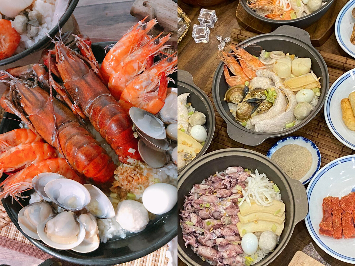 ▲宵夜來碗「痛瘋粥」，很有深夜的療癒感。（合成圖 / 萬華海鮮粥鋪授權使用）