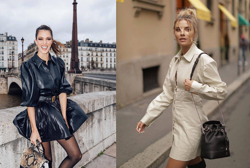 左：Iris Mittenaere法國電視主持人（照片出處：IG: irismittenaeremf) 右：Veronica Ferraro米蘭時尚博主（照片出處：IG:lancelparis)