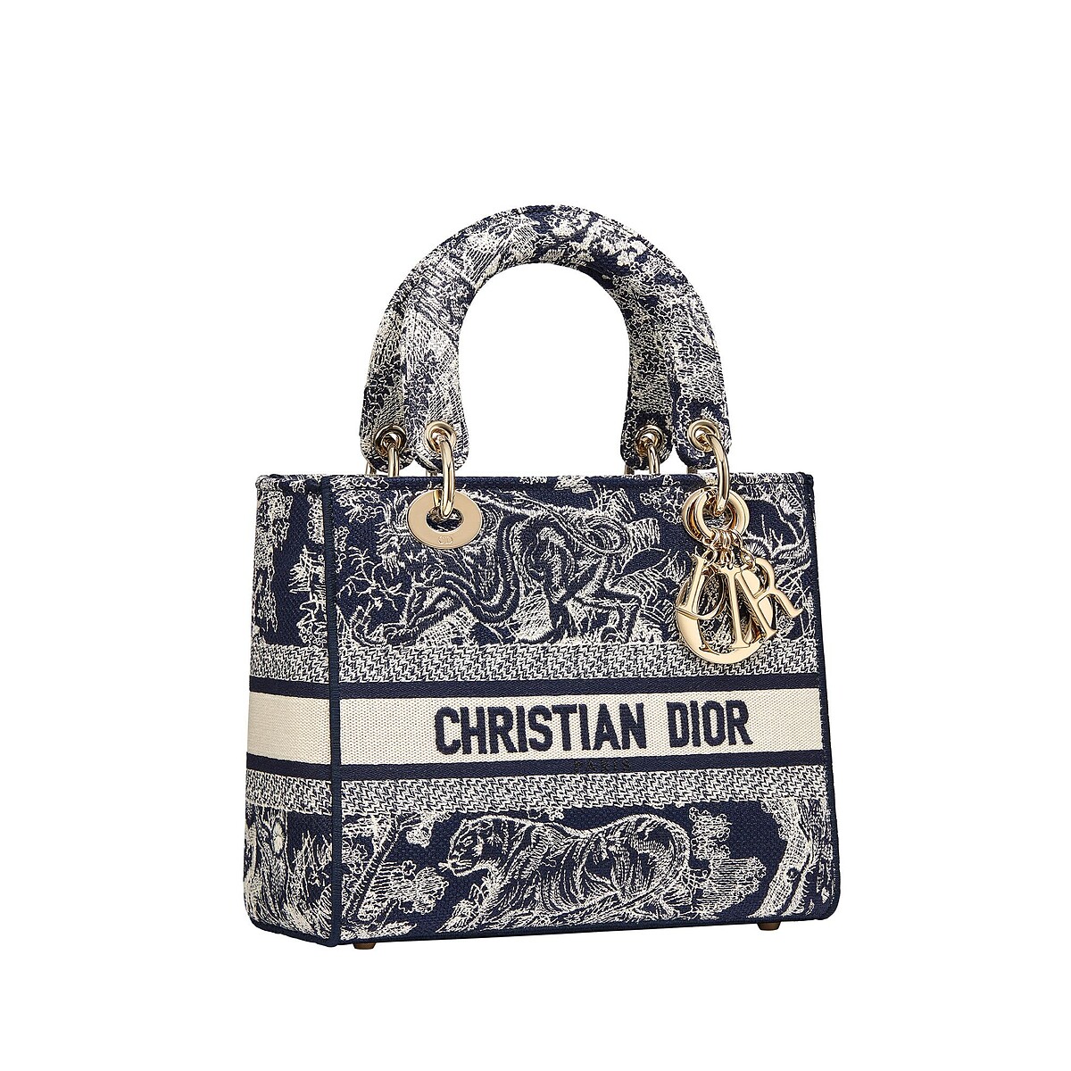 Dior Lady D-Lite印花刺繡帆布包,NT145,000