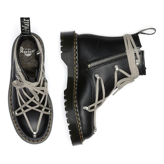 Rick Owens第一次與Dr. Martens 合作聯名靴