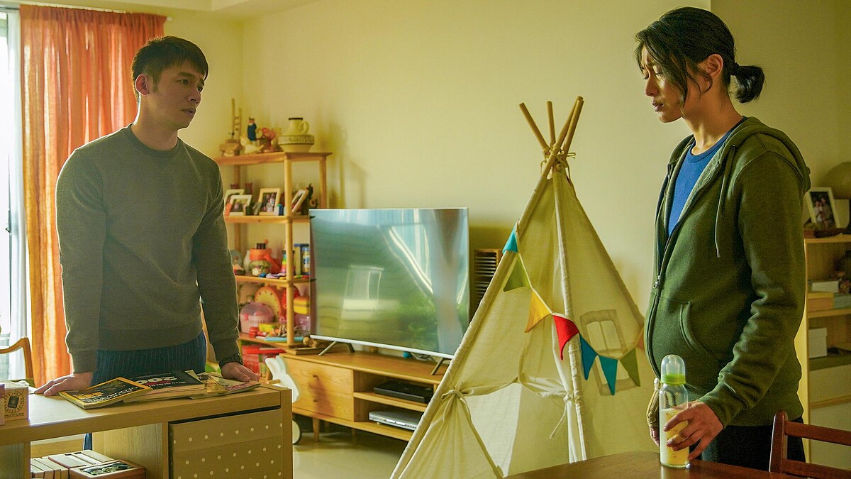 ▲溫昇豪在劇中陷入家庭與工作的兩難。（圖 / 公共電視、myVideo提供）