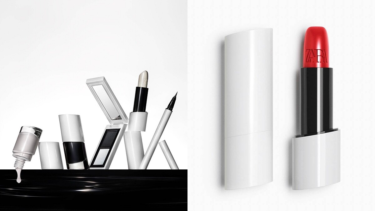 ZARA Beauty 2021全新系列，全白色系+斜體設計簡直太有質感，130多鐘品項5月台灣同步開賣