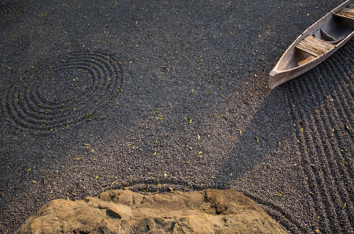 枯山水。