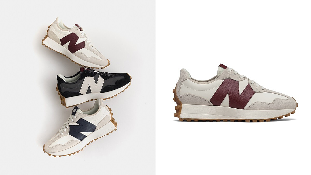 跪求代購也買不到的NB327酒紅皮革款將開賣！New Balance官網、限定店鋪上架(附上售價)