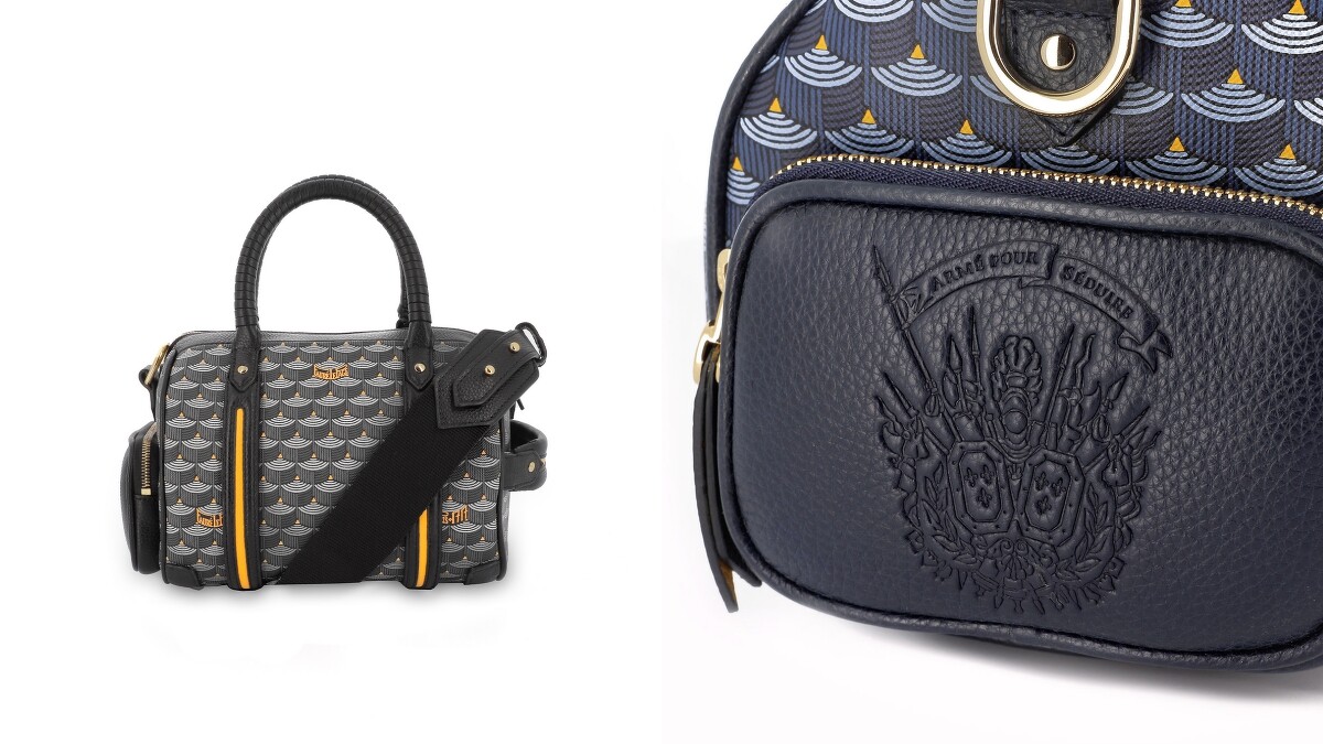 Faur&eacute; Le Page Dream Bag 19，小巧的隨身包包型，包包側邊備有一皮革小袋，上方刻有品牌logo，售價NT$51,100