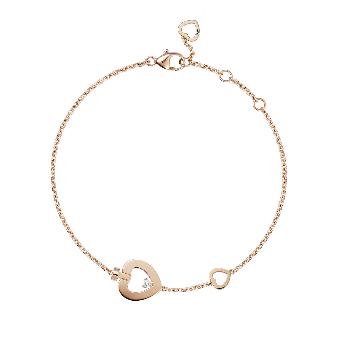 PRETTY WOMAN Fine Jewelry 18K玫瑰金鑽石迷你款手鍊NT$ 45,200